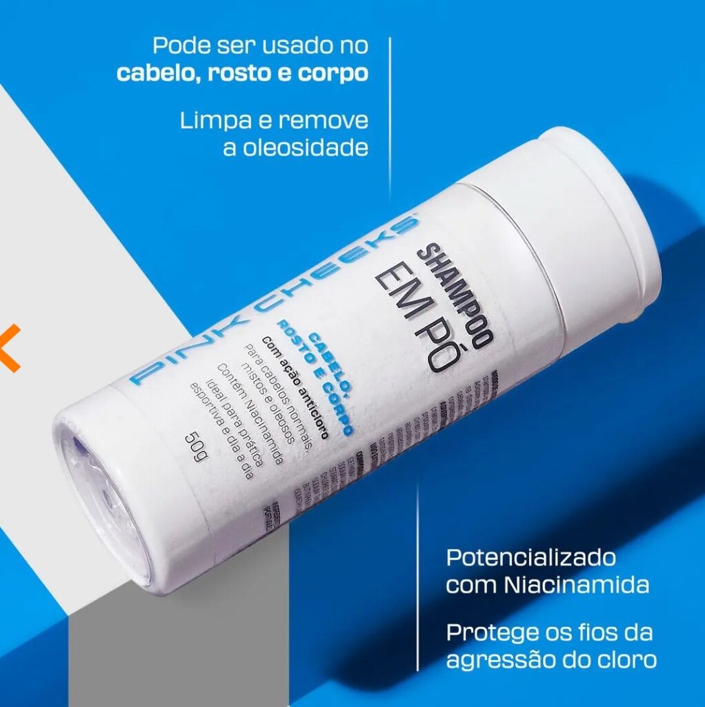 SHAMPOO EM PÓ da PINK CHEEKS