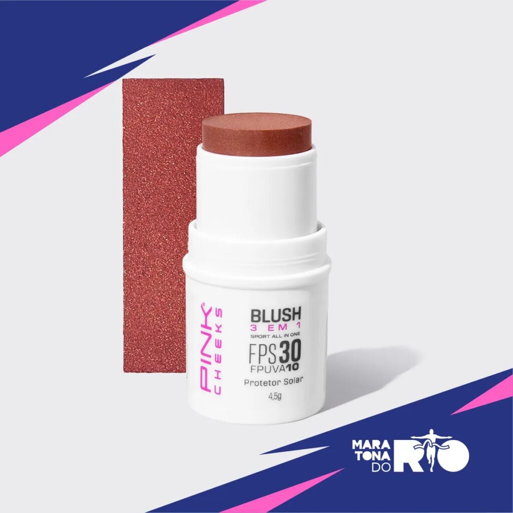 Blush multifuncional (blush, batom e sombra) COR BRONZE CARIOCA