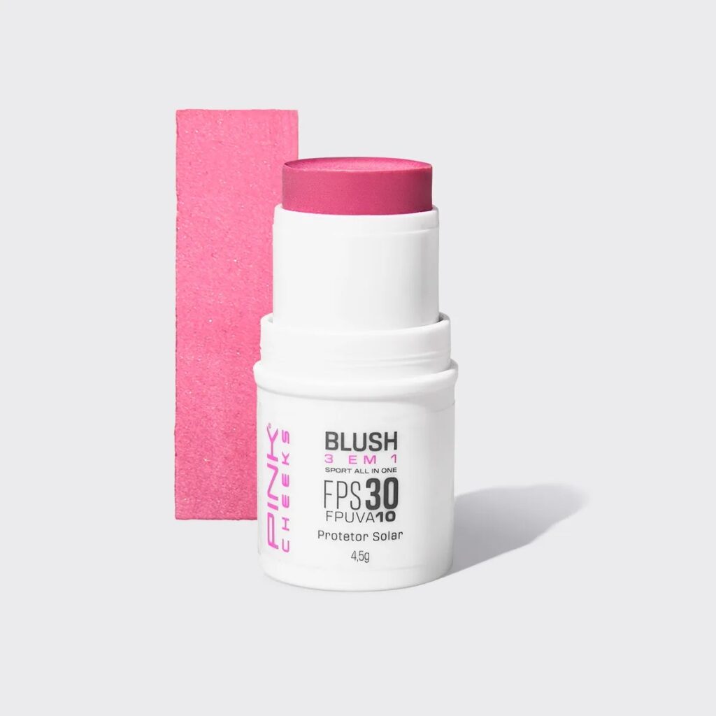 Blush multifuncional (blush, batom e sombra)COR PINK BERRY
