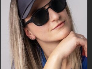 Óculos de Sol HUPI Berlin Preto Fosco com Lente Preta 6374