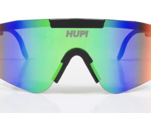 Óculos de Sol HUPI Maverick Preto - Lente Verde Espelhado 2760