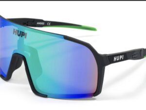 Óculos de Sol HUPI Andez Preto/Verde - Lente Verde Espelhado 2627