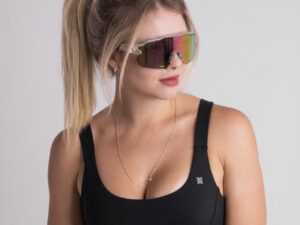 Óculos de Sol HUPI Quiriri Cristal - Lente Rosa