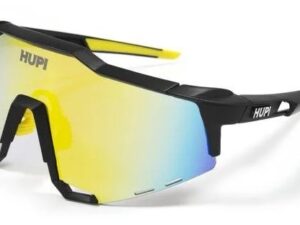 Óculos de Sol HUPI Stelvio Preto/Amarelo - Lente Amarelo EspelhadoCod. do Produto: 2503