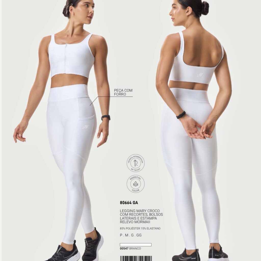 Calça croco Mormaii branco